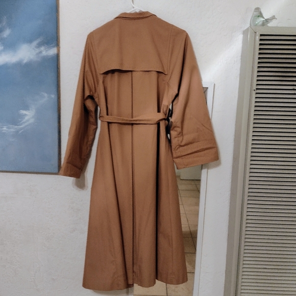 46" Maxi Length Trench Coat - Picture 3 of 4